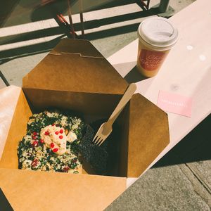 Quinoa salad gluten free / vegan  at Cafe Berry in Paris