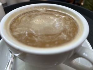 Americano with oat   at Caffe Nero in Peterborough