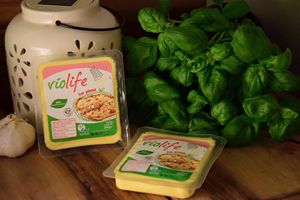 Violife vegan cheese at Fantom Bar in Slovenj Gradec