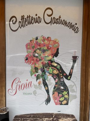 Extremely rare dedicated vegan restaurant/cafe in northern Sardinia.  at Gioia Caffetteria Gastronomia Vegana in Sassari