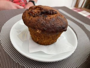 Tasty vegan muffin.  at Gioia Caffetteria Gastronomia Vegana in Sassari
