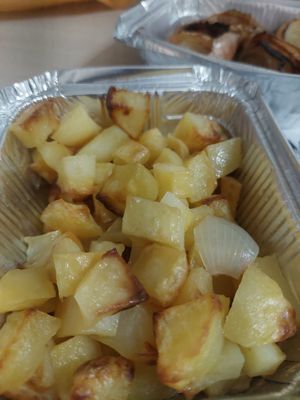 Patatas horno at Gioia Caffetteria Gastronomia Vegana in Sassari