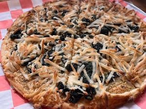 White Pizza at Root Down Brewing Company in Phoenixville