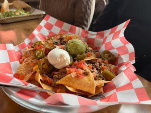 Loaded Nachos at Root Down Brewing Company in Phoenixville