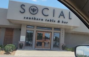 Entrance at Social Southern Table & Bar in Lafayette