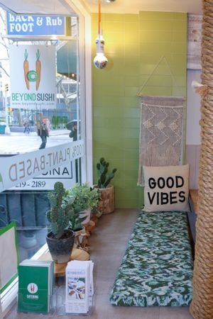 Always good vibes  at Beyond Sushi - Mulberry St in New York City