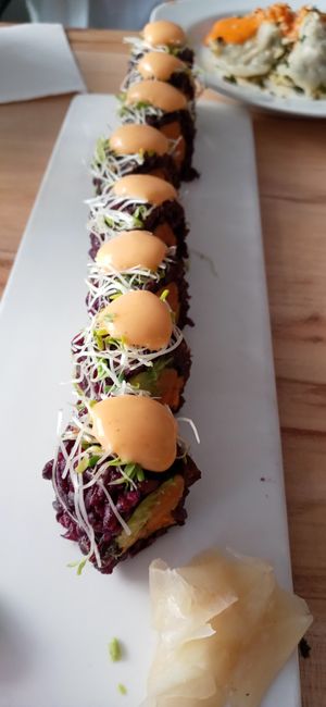 Tree treat at Beyond Sushi - Mulberry St in New York City