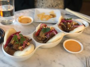 Gua bao 🤤  at Beyond Sushi - Mulberry St in New York City