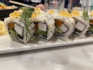 Philadelphia Roll  at Beyond Sushi - Mulberry St in New York City