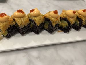 Spicy Mang Roll  at Beyond Sushi - Mulberry St in New York City