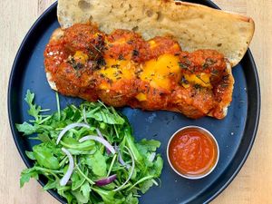 Impossible "Meatball" Sub at Beyond Sushi - Mulberry St in New York City