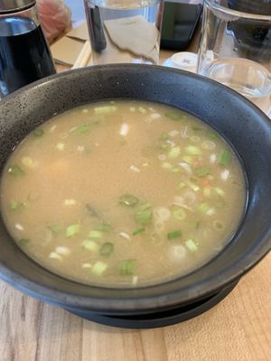 Miso Soup at Beyond Sushi - Mulberry St in New York City