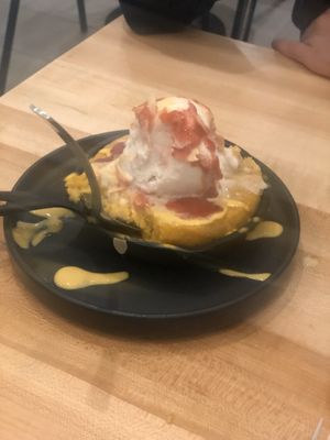 Lemon cake! at Beyond Sushi - Mulberry St in New York City