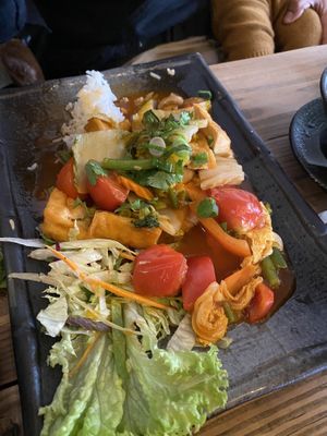 Veggies & rice  at Viet Village in Halle