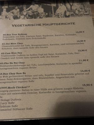 Menu 2/2  at Viet Village in Halle