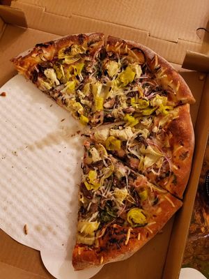 Build your own pizza. at Bandon Brewing in Bandon