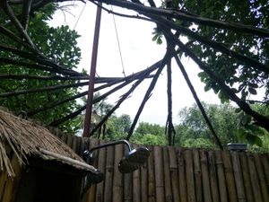 Shower in the nature at Suan Sati in Chiang Mai