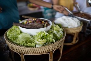 Lunch Buffet - Salad and Soup at Suan Sati in Chiang Mai