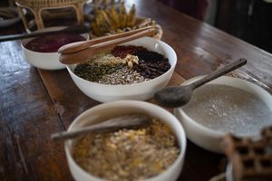 Breakfast Buffet - Oats and Museli at Suan Sati in Chiang Mai