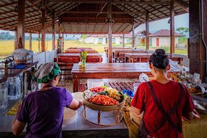 Suan Sati - Yoga Retreat Chiang Mai - Dining Area at Suan Sati in Chiang Mai