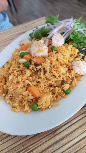 Arroz con mariscos at Loving Hut - Surquillo in Lima