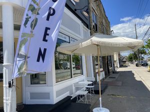 Outside  at Eden Cafe & Bakeshop in Batavia