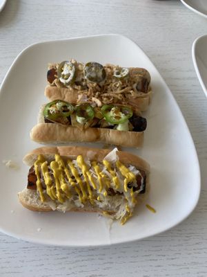 Carrot dog Flight  at Eden Cafe & Bakeshop in Batavia