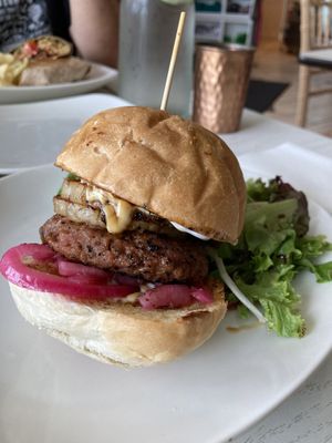The Eden Burger  at Eden Cafe & Bakeshop in Batavia