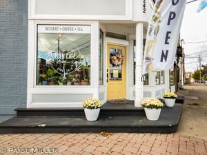 Exterior of Eden Café at Eden Cafe & Bakeshop in Batavia