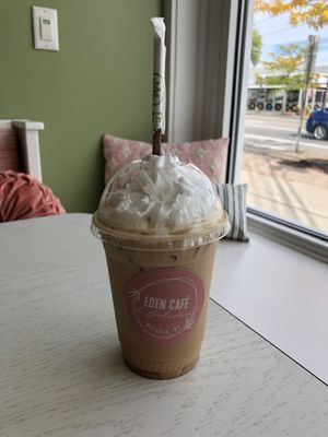 An Iced London Fog Latte…..Amazing!!  at Eden Cafe & Bakeshop in Batavia
