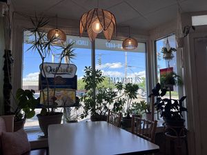 Interior looking out to street   at Eden Cafe & Bakeshop in Batavia