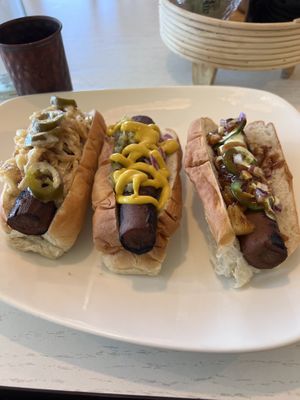 Carrot dogs  at Eden Cafe & Bakeshop in Batavia