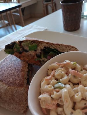 Taco crunchwrap at Eden Cafe & Bakeshop in Batavia