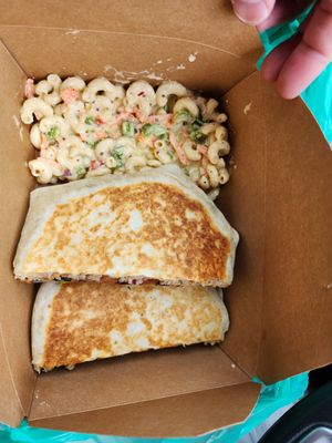 Chickpea crunch wrap at Eden Cafe & Bakeshop in Batavia