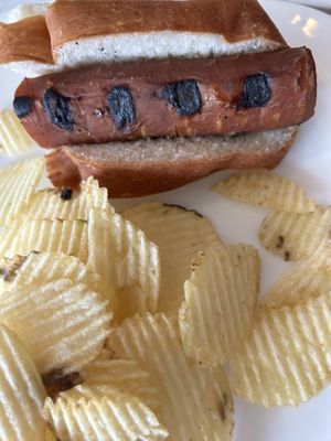 Kids hot dog   at Eden Cafe & Bakeshop in Batavia