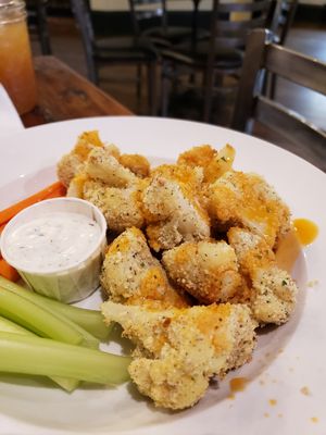 Cauliflower  wings at Eden Cafe & Bakeshop in Batavia