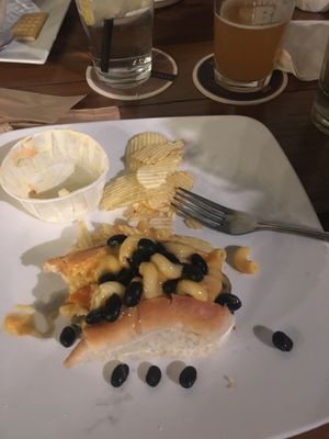 I are half my carrot dog befor I remembered to take a picture! at Eden Cafe & Bakeshop in Batavia