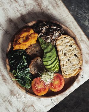 Full Breakfast brings you to taste a nutritious breakfast with delicious and fresh taste. Yums! 😋

You can add eggs or extras to this menu as add-ons. 🍳
 at Namaskara Coffee & Superfoods in Ubud