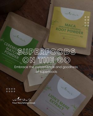 Packed with nutrient-rich ingredients, our superfood extracts are now available at our coffeeshop for you to enjoy in the comfort of your own home. at Namaskara Coffee & Superfoods in Ubud