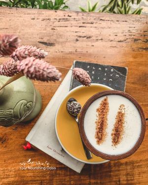 Fueling your focus with our Maca Mane Latte 🌿✨

Sipping on brain-boosting goodness to kickstart the day and sharpen that memory game! 💡☕ at Namaskara Coffee & Superfoods in Ubud