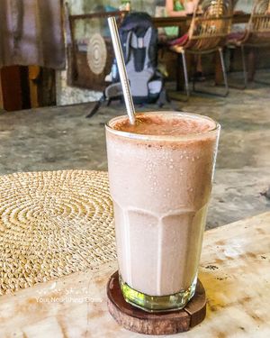 Indulge in the perfect blend of Cheeky Monkey, creamy bananas and Namaskara’s own blend of Indonesia’s chocolates at Namaskara Coffee & Superfoods in Ubud