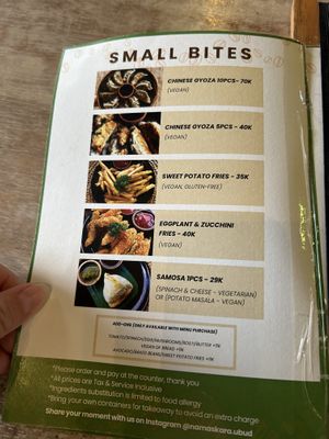 Menu July  at Namaskara Coffee & Superfoods in Ubud