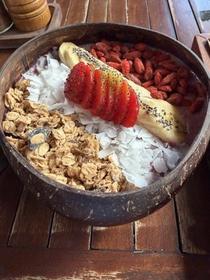   at Namaskara Coffee & Superfoods in Ubud