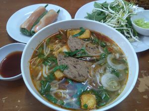 Bun bo chay at Au Lac in Da Lat