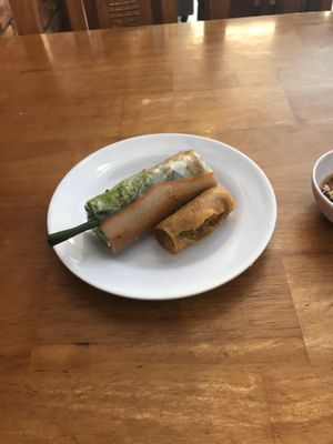 Spring rolls at Au Lac in Da Lat