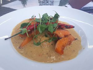 spiced coconut curry at The Swan in Amersham