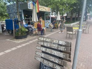 Some offerings  at Mr Blou I Love You in Amsterdam