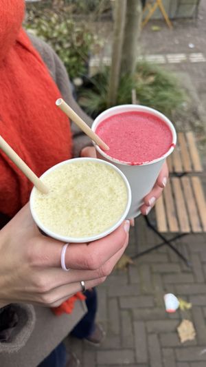 ABC en pineapple juices  at Mr Blou I Love You in Amsterdam