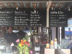 Menu part 2 at Mr Blou I Love You in Amsterdam