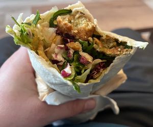 Falafel wrap  at Scoom in Berlin